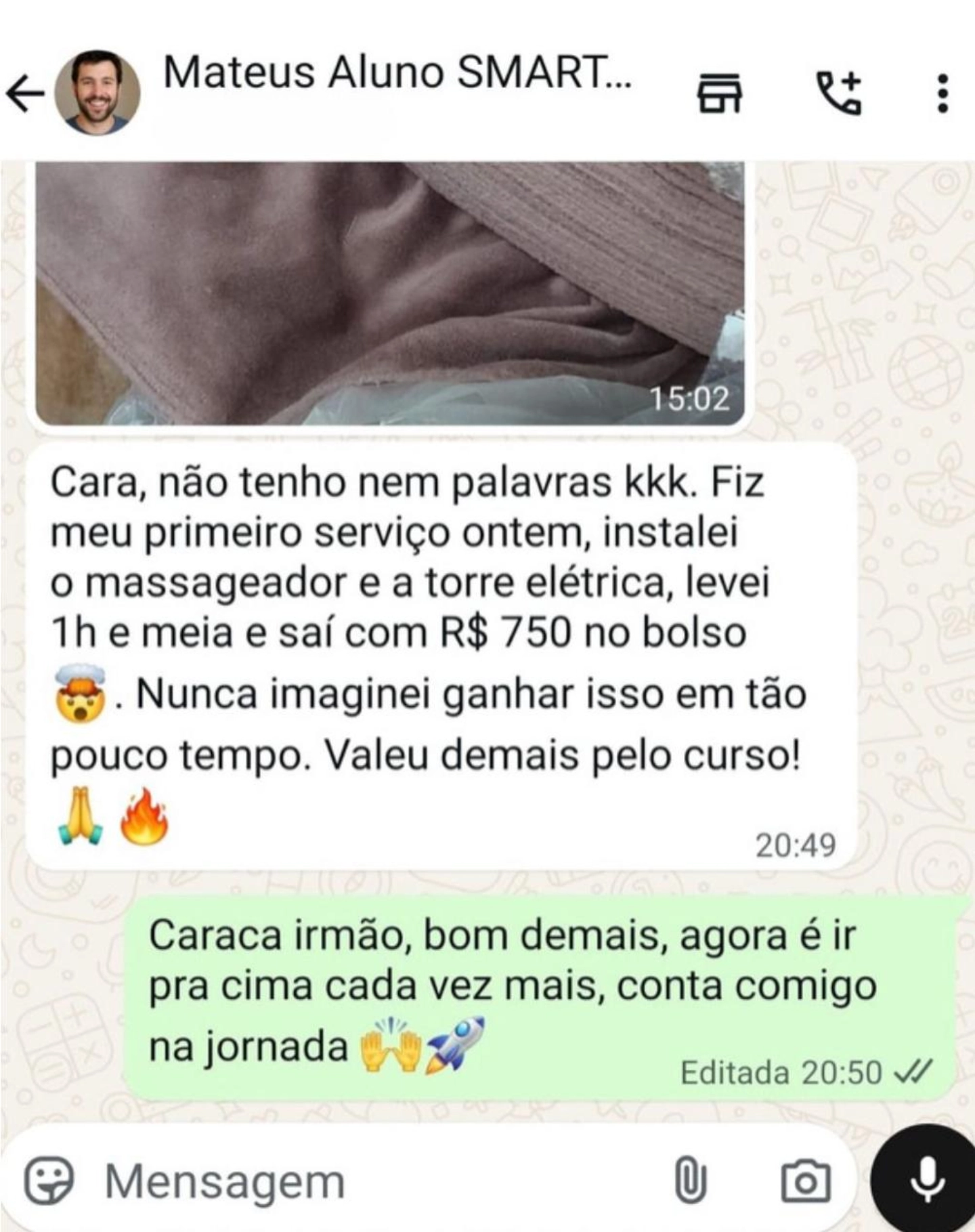 Depoimento de aluno Smart Sofás 3